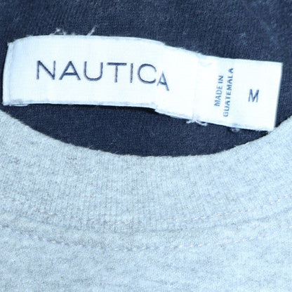 Mens UK Size M Nautica Grey Pullover Sweatshirt