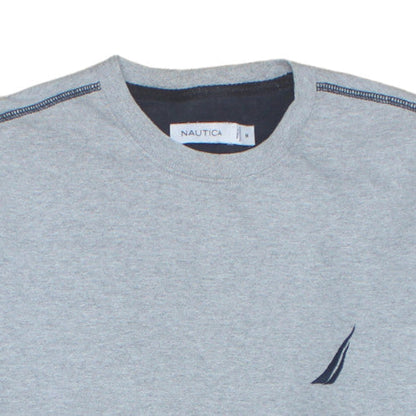Mens UK Size M Nautica Grey Pullover Sweatshirt