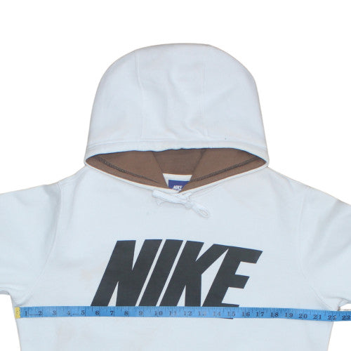 Mens UK Size M Nike White Pullover Hoodie