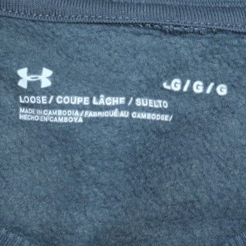 Mens UK Size L Under Armour Grey Pullover Sweatshirt