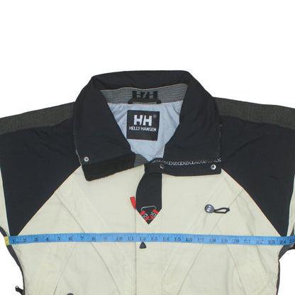 Helly Hansen Men's Beige Winter Parka Jacket Size S Water Resistant