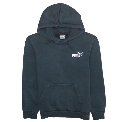 Mens UK Size S Puma Black Pullover Hoodie
