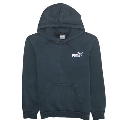 Mens UK Size S Puma Black Pullover Hoodie