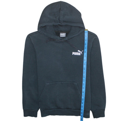 Mens UK Size S Puma Black Pullover Hoodie