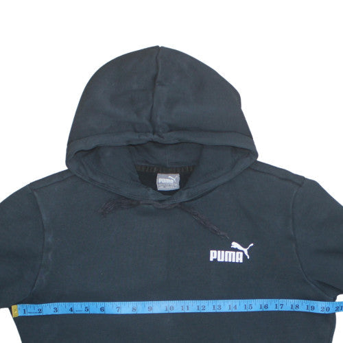 Mens UK Size S Puma Black Pullover Hoodie