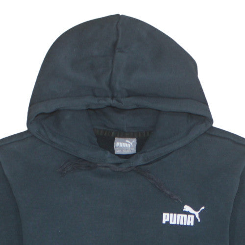 Mens UK Size S Puma Black Pullover Hoodie
