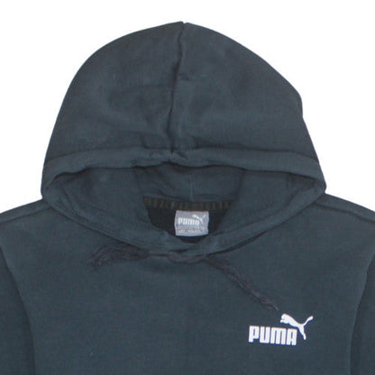 Mens UK Size S Puma Black Pullover Hoodie