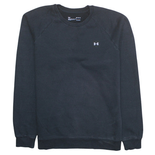 Mens UK Size M Under Armour Black Pullover Sweatshirt