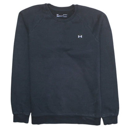 Mens UK Size M Under Armour Black Pullover Sweatshirt