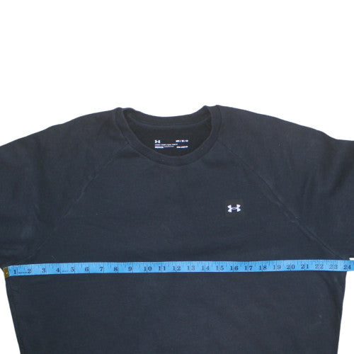 Mens UK Size M Under Armour Black Pullover Sweatshirt