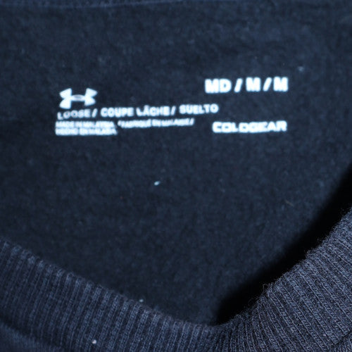 Mens UK Size M Under Armour Black Pullover Sweatshirt