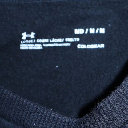Mens UK Size M Under Armour Black Pullover Sweatshirt