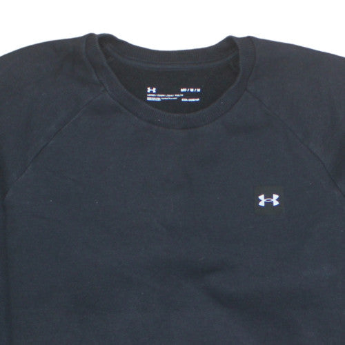 Mens UK Size M Under Armour Black Pullover Sweatshirt