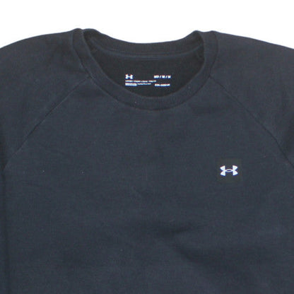 Mens UK Size M Under Armour Black Pullover Sweatshirt