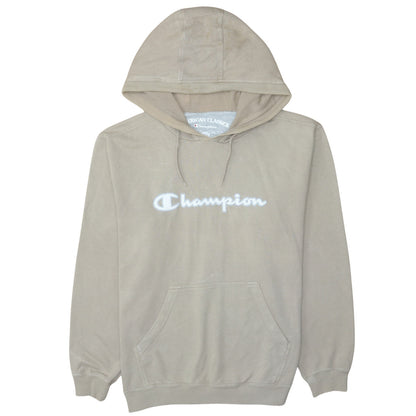 Mens UK Size XL Champion Beige Pullover Hoodie
