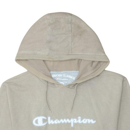 Mens UK Size XL Champion Beige Pullover Hoodie