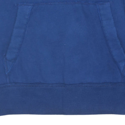 Mens UK Size XL Hollister Blue Henley Hoodie