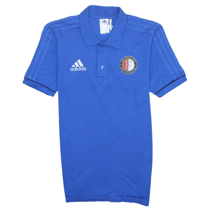 Adidas Men's Blue Feyenoord Rotterdam Polo Shirt Size S