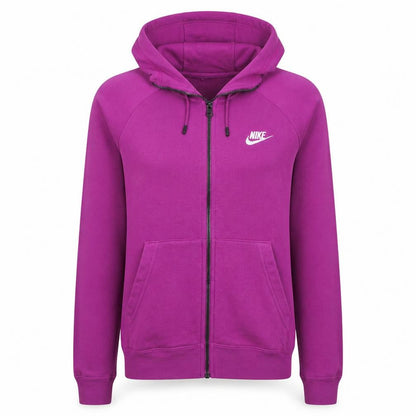 Womens UK Size S Nike Pink Full Zip Hoodie
