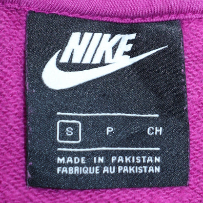 Womens UK Size S Nike Pink Full Zip Hoodie