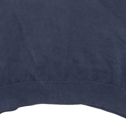 Lacoste Men's Blue V-Neck Cotton Jumper 2XL Classic Fit