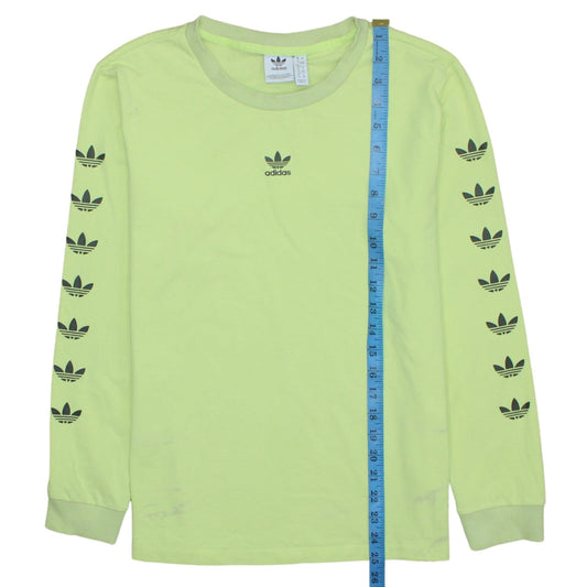 Womens UK Size 16 Adidas Green Pullover Sweatshirt