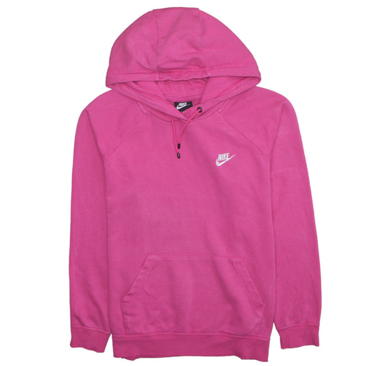 Womens UK Size L Nike Pink Pullover Hoodie