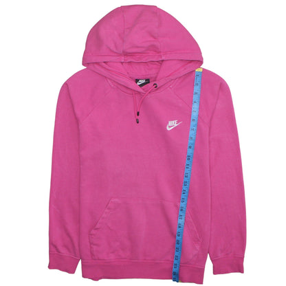 Womens UK Size L Nike Pink Pullover Hoodie