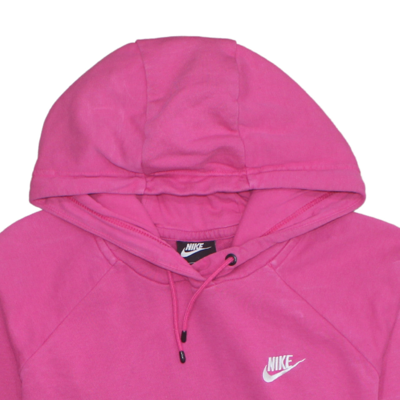Womens UK Size L Nike Pink Pullover Hoodie