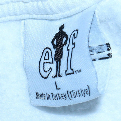 Womens UK Size L Primark White Pullover Sweatshirt