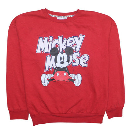 Womens UK Size XL Disney Red Pullover Sweatshirt