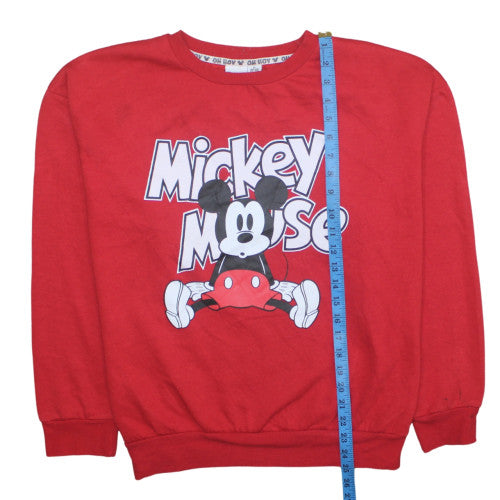 Womens UK Size XL Disney Red Pullover Sweatshirt