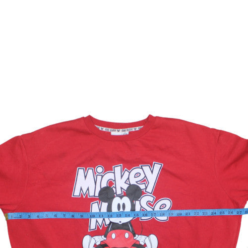 Womens UK Size XL Disney Red Pullover Sweatshirt
