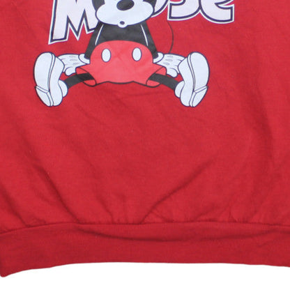 Womens UK Size XL Disney Red Pullover Sweatshirt