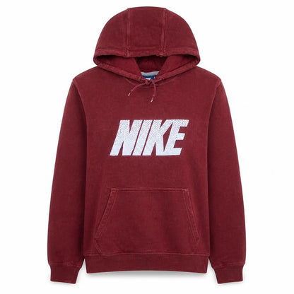 Womens UK Size M Nike Red Pullover Hoodie