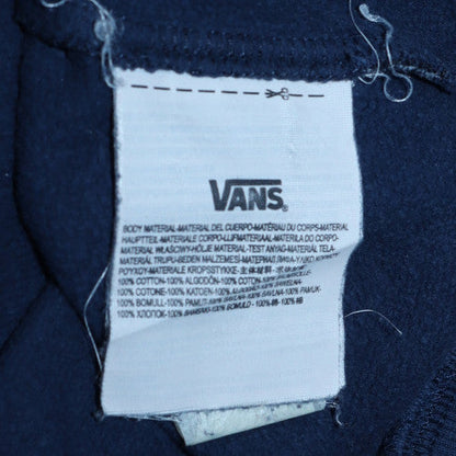 Mens UK Size S Vans Blue Pullover Sweatshirt