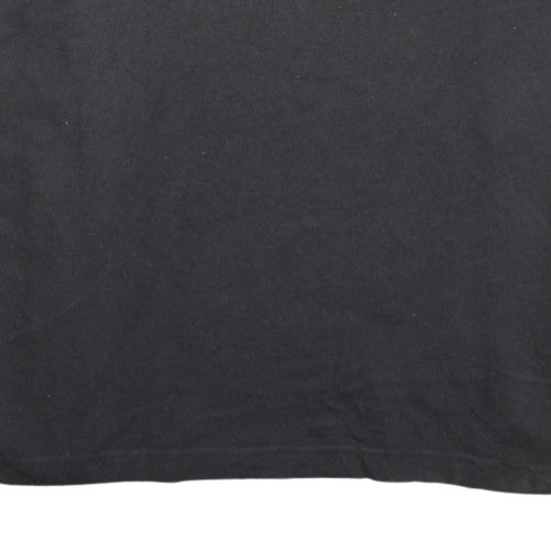 Adidas Men's Black & Grey V-Neck Short Sleeve T-Shirt Size L 44/46