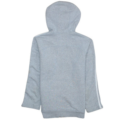 Womens UK Size M Adidas Grey Full Zip Hoodie