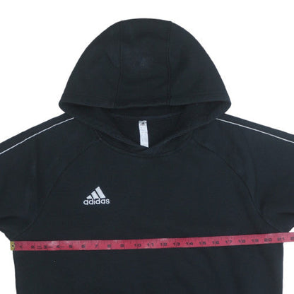 Mens UK Size M Adidas Black Pullover Hoodie
