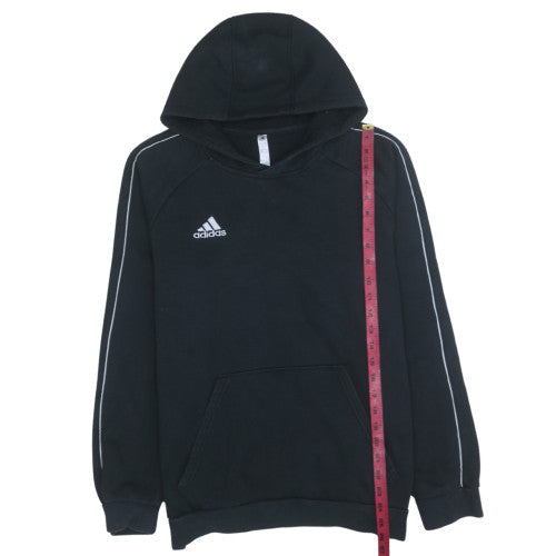 Mens UK Size M Adidas Black Pullover Hoodie
