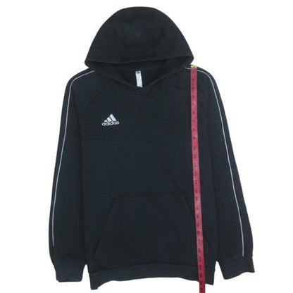 Mens UK Size M Adidas Black Pullover Hoodie
