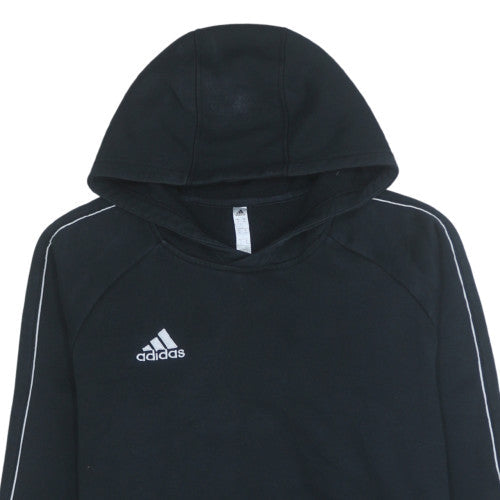Mens UK Size M Adidas Black Pullover Hoodie