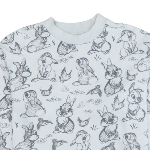 Womens UK Size M Disney at George White Pullover Sweatshirt