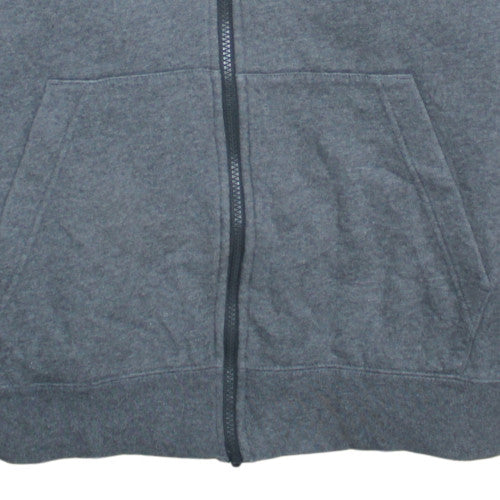 Mens UK Size L Nike Grey Full Zip Hoodie