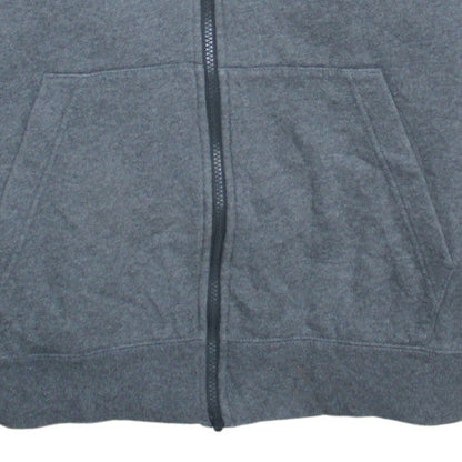 Mens UK Size L Nike Grey Full Zip Hoodie