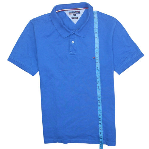 Tommy Hilfiger Men's Blue Slim Fit Cotton Polo Shirt 2XL