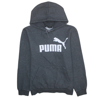Mens UK Size S Puma Grey Pullover Hoodie