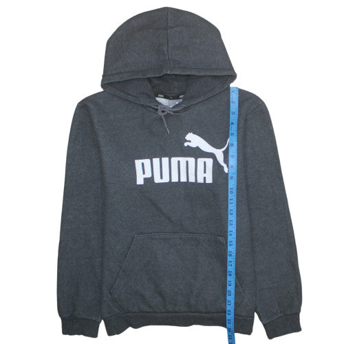 Mens UK Size S Puma Grey Pullover Hoodie