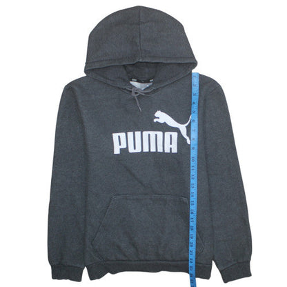 Mens UK Size S Puma Grey Pullover Hoodie