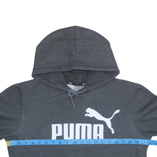Mens UK Size S Puma Grey Pullover Hoodie